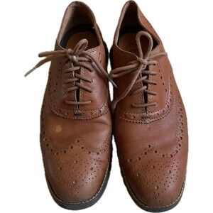 Cole Haan Zerogrand Men's Oxford Brown Shoes  8M Small Spot